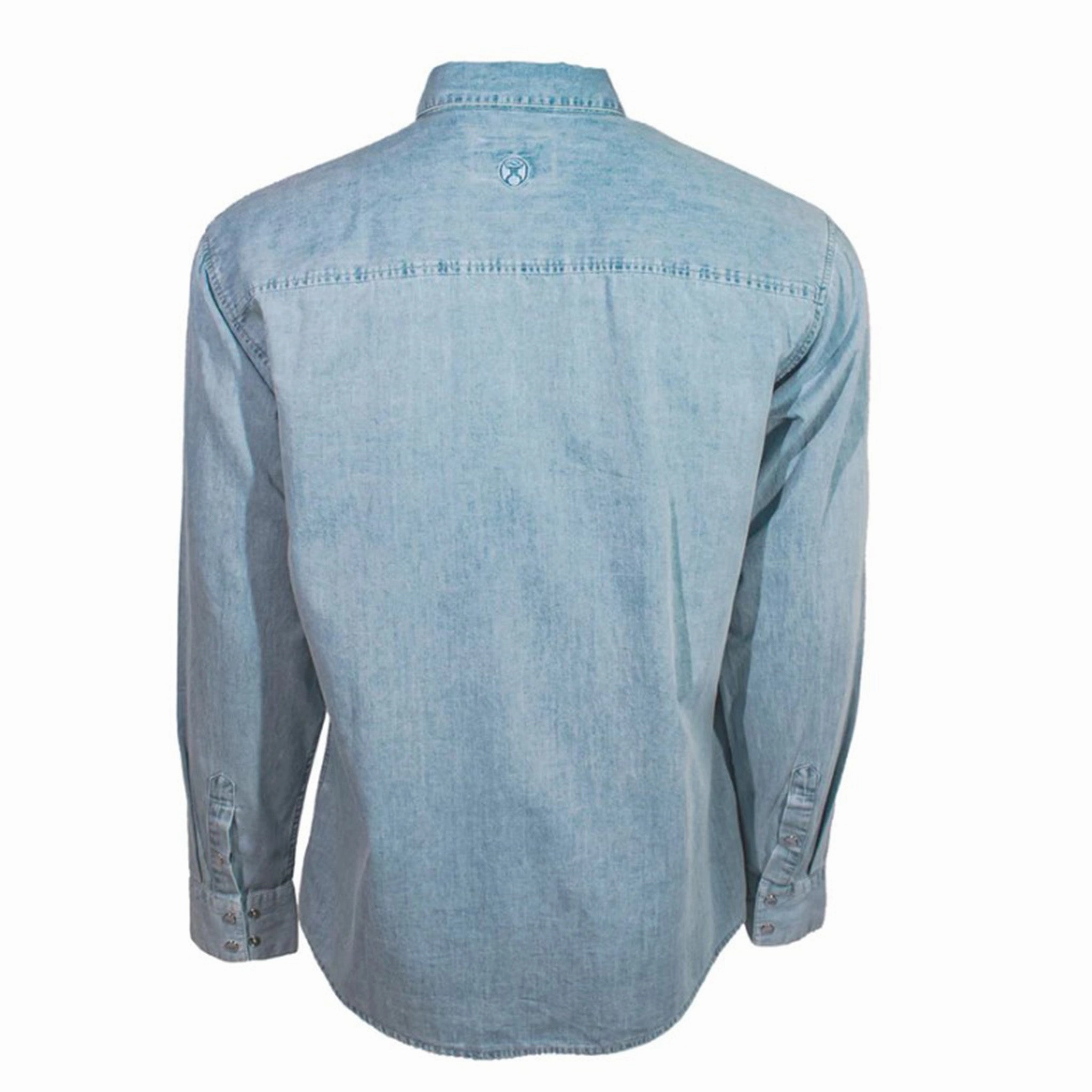 Hooey Men's Chambray Denim Long Sleeve Mature Elegance